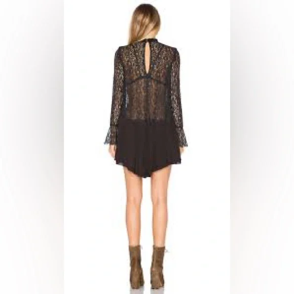 NWT Free People XS Tell Tale Lace Tunic - Picture 4 of 14